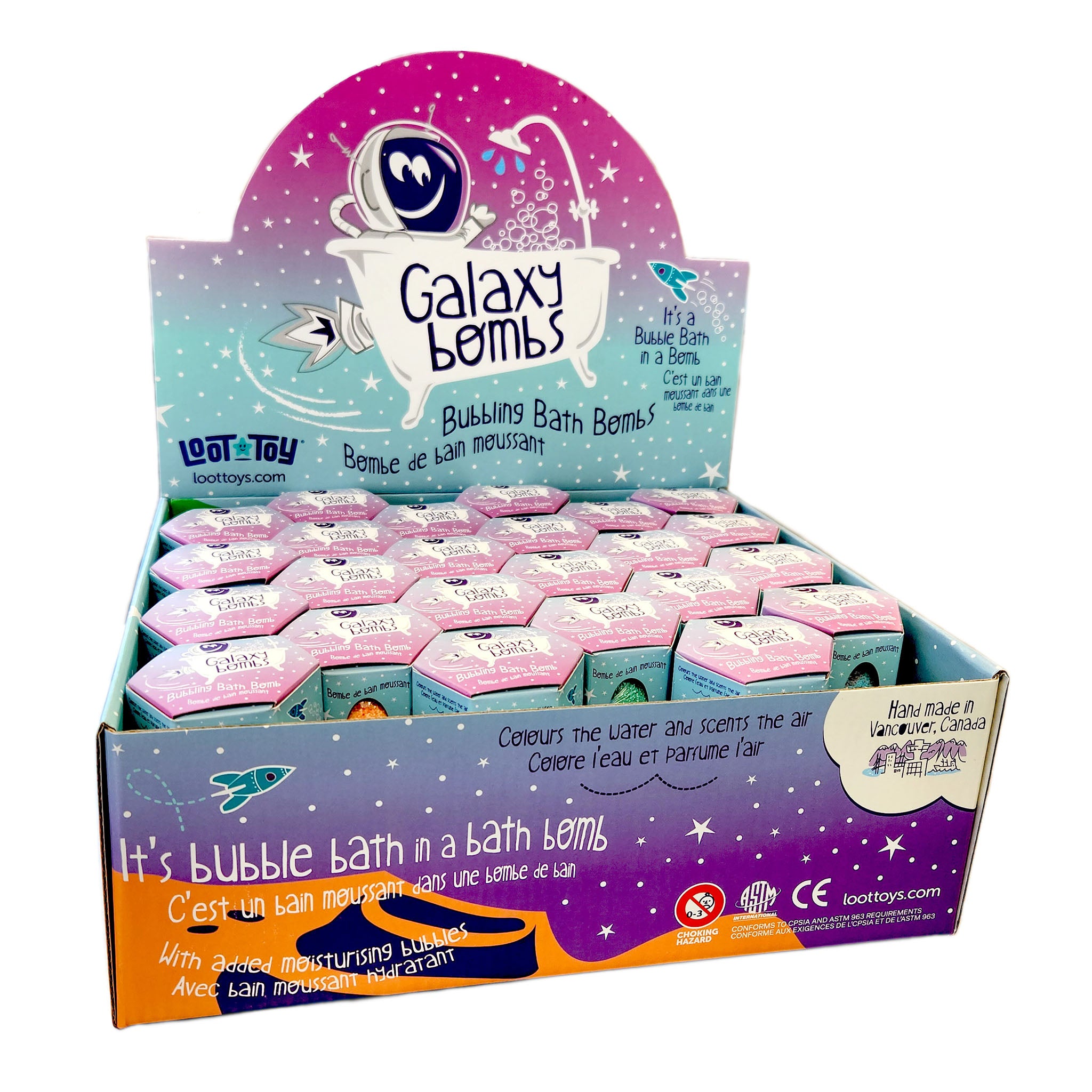 Galaxy Bombs - Display Box - 48 units - MOQ: 1 box